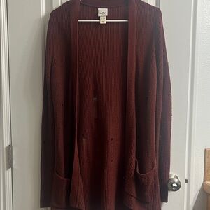 Daytrip destructed cardigan